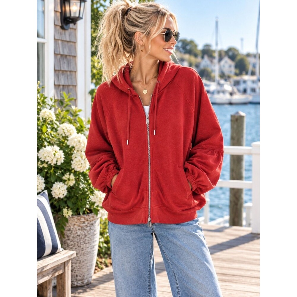 Athleta Women's Scarlet Zip-Up Hooded Sweatshirt